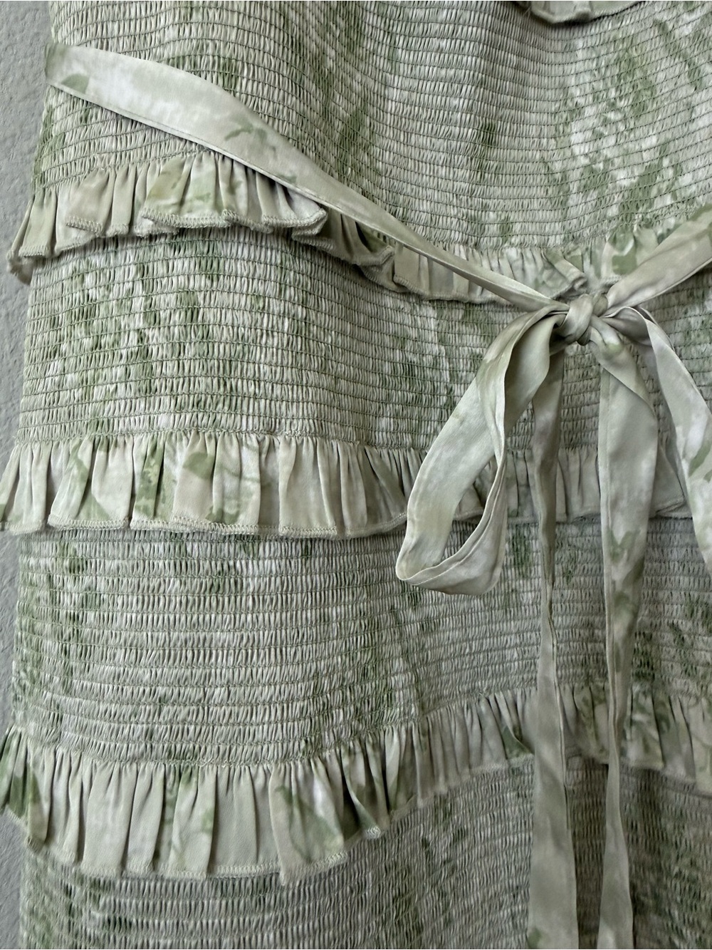 V. Chapman The Lily Dress in Sage Tapestry - Picture 5 of 6